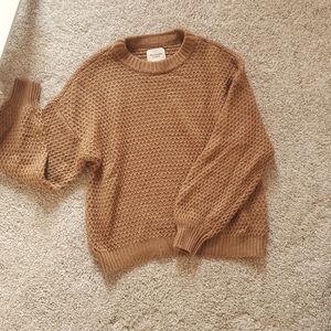A&F waffle knit sweater